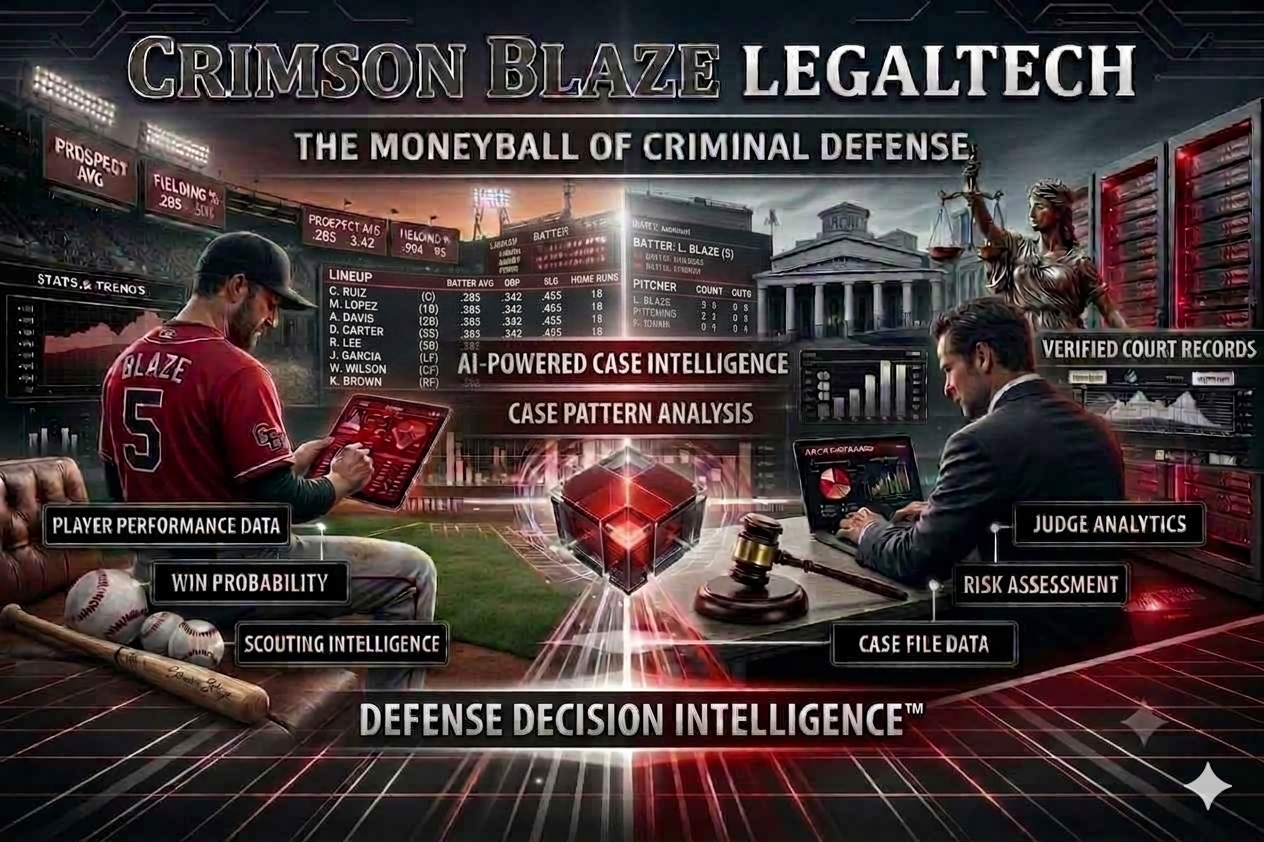 Crimson Blaze — The Moneyball of Criminal Defense
